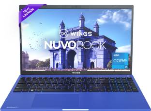 WINGS Nuvobook V1 Aluminium Alloy Metal Body Intel Intel Core i5 11th Gen 1155G7 - (8 GB/SSD/512 GB SSD/Windows 11 Home) WL-Nuvobook V1-BLU Thin and Light Laptop