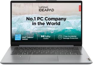 Lenovo Intel Celeron Dual Core - (8 GB/256 GB SSD/Windows 11 Home) 14IGL7 Thin and Light Laptop