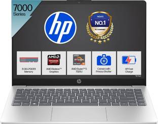 HP AMD Ryzen 5 Quad Core 7520U - (8 GB/512 GB SSD/Windows 11 Home) 14-hr0001AU Thin and Light Laptop
