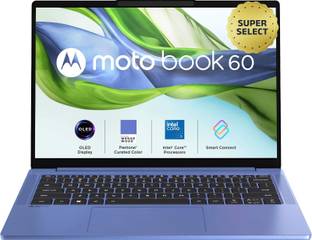 MOTOROLA Motobook 60 Full Metal OLED (i5 14th Gen) Intel Core 5 (Series 2) 210H - (16 GB/512 GB SSD/Wi...
