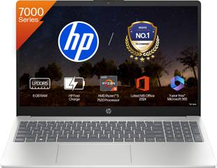 HP AMD Ryzen 5 Quad Core 7520U - (8 GB/512 GB SSD/Windows 11 Home) 15-fc0155AU Thin and Light Laptop