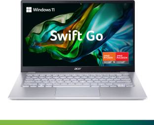 Add to Compare Acer Swift Go 14 Ryzen 5 Hexa Core 7530U - (8 GB/512 GB SSD/Windows 11 Home) SFG14-41 Notebook AMD Ryzen 5 Hexa Core Processor 8 GB LPDDR4X RAM 64 bit Windows 11 Operating System 512 GB SSD 35.56 cm (14 Inch) Display 1 Year International Travelers Warranty ₹54,990 ₹78,999 30% off Free delivery by Today Upto ₹20,000 Off on Exchange No Cost EMI from ₹5,924/month