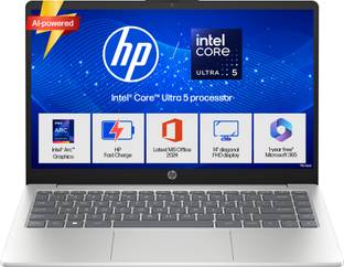HP Intel Core Ultra 5 - (16 GB/512 GB SSD/Windows 11 Home) 14-ep1150TU Thin and Light Laptop