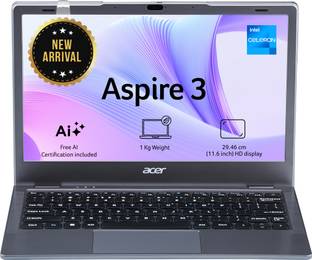 Acer Aspire 3 Intel Celeron Dual Core - (8 GB/128 GB SSD/Windows 11 Home) A311-45 Thin and Light Lapto...
