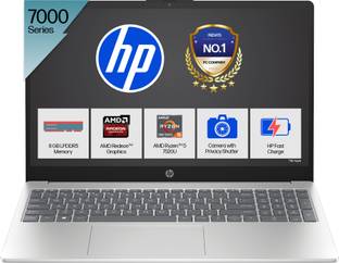 HP AMD Ryzen 5 Quad Core 7520U - (8 GB/512 GB SSD/Windows 11 Home) 15-fc0155AU Thin and Light Laptop