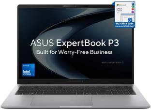 ASUS ExpertBook P3 AI PC IR Cam with 1 Yr ADP Intel Core 7 350 - (16 GB/512 GB SSD/Windows 11 Home) P3...