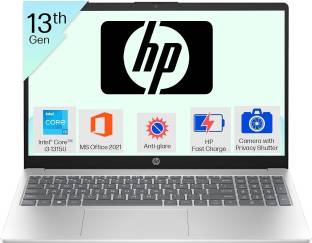 HP 15s Intel Core i3 13th Gen 1315U - (8 GB/512 GB SSD/Windows 11 Home) 15-fd0006TU Thin and Light Lap...
