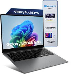 Samsung Galaxy Book5 Pro AI PC Full Metal Chasis Intel Core Ultra 7 256V - (16 GB/512 GB SSD/Windows 1...