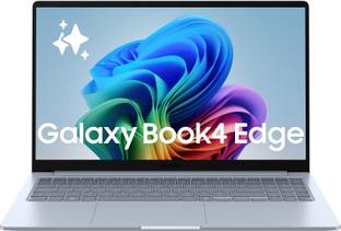 Samsung Galaxy Book4 Edge Series Copilot AI-PC Full Metal Chasis Qualcomm Snapdragon X - (16 GB/512 GB...