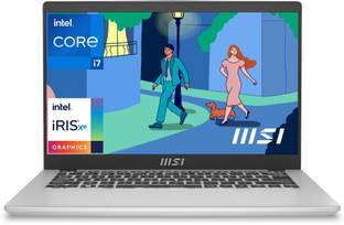 MSI Modern 14 Intel Core i7 12th Gen 1255U - (8 GB/512 GB SSD/Windows 11 Home) Modern 14 C12M-670IN Th...
