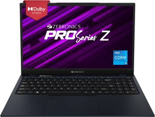 ZEBRONICS Pro Series Z Intel Core i5 12th Gen 1235U - (8 GB/512 GB SSD/Windows 11 Home) ZEB-NBC 4S Thin and Light Laptop