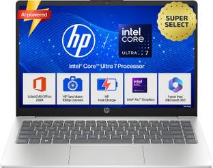 HP 14 AI PC Intel Core Ultra 7 155H - (16 GB/512 GB SSD/Windows 11 Home) 14-ep1151TU/14-gr1036TU Thin ...