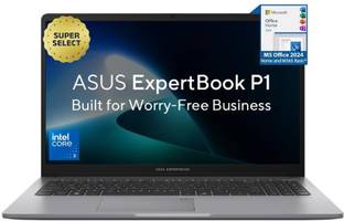 ASUS ExpertBook P1 with 1 Yr ADP (i3 14th Gen) Intel Core 3 100U - (8 GB/512 GB SSD/Windows 11 Home) P...