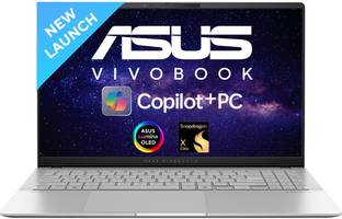 ASUS Vivobook S15 OLED Copilot + PC, AI PC, Full Metal Body, Backlit Keyboard, Snapdragon X Elite - (16 GB/1 TB SSD/Windows 11 Home) S5507QAD-MA751WS Thin and Light Laptop