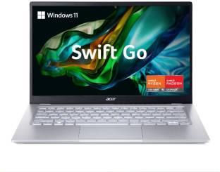Add to Compare Acer Swift Go 14 Ryzen 5 Hexa Core 7530U - (16 GB/512 GB SSD/Windows 11 Home) SFG14-41 Thin and Light ... AMD Ryzen 5 Hexa Core Processor 16 GB LPDDR4X RAM Windows 11 Operating System 512 GB SSD 35.56 cm (14 Inch) Display 1 Year International Travelers Warranty (ITW) ₹58,990 ₹83,999 29% off Free delivery by Today Upto ₹20,000 Off on Exchange Bank Offer