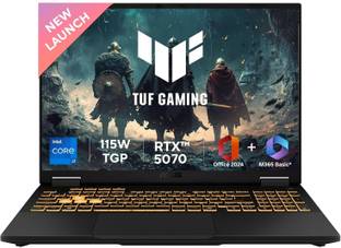 ASUS TUF Gaming F16 (2025) with Office 2024 + M365 Basic* Intel Core i7 14th Gen 14650HX - (32 GB/1 TB...