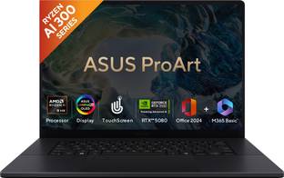 ASUS ProArt P16 (2025) for Creator with Touch Screen, MSO 2024 + M365 Basic ,AI PC AMD Ryzen AI 9 HX 1...