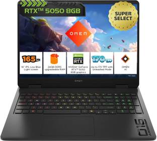 HP OMEN Intel Core 7 240H - (24 GB/1 TB SSD/Windows 11 Home/8 GB Graphics/NVIDIA GeForce RTX 5050) 16-...