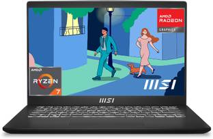 MSI AMD Ryzen 7 Octa Core 7730U - (16 GB/512 GB SSD/Windows 11 Home) Modern 14 C7M-285IN Business Lapt...