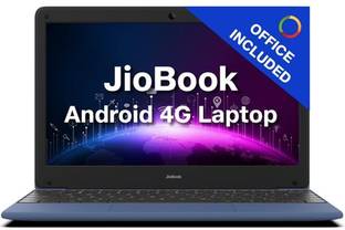 Jio - JioBook 11 (JioOS) with Lifetime Office, MediaTek MT8788 - (4 GB/64 GB EMMC Storage/Android 11) NB1112MMBLU Thin and Light Laptop  with inbuilt 4G LTE