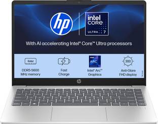 HP AI PC Intel Core Ultra 7 155H - (16 GB/512 GB SSD/Windows 11 Home) 14-gr1023TU Thin and Light Lapto...