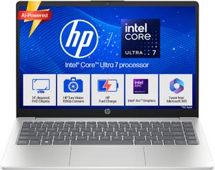 HP 14 AI PC Intel Core Ultra 7 155H - (16 GB/512 GB SSD/Windows 11 Home) 14-gr1036TU Thin and Light La...