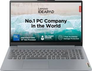 Lenovo IdeaPad Slim 3 Intel Core 5 120U - (16 GB/512 GB SSD/Windows 11 Home) 15IRU9 Thin and Light Lap...
