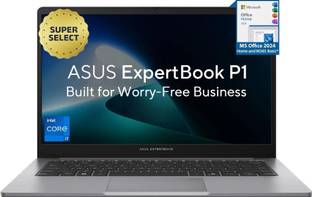 ASUS Expertbook P1 High-performance processor Intel Core i7 13th Gen 13620H - (32 GB/512 GB SSD/Windows 11 Home) P1403CVA-S60940WS Thin and Light Laptop
