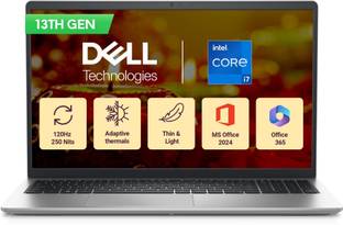 DELL Inspiron 15 MSO'24 with Backlit KB Intel Core i7 13th Gen 1355U - (16 GB/512 GB SSD/Windows 11 Ho...