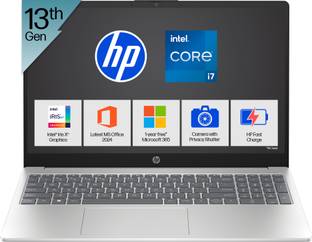 HP MS Office 2024 Intel Core i7 13th Gen 1355U - (16 GB/512 GB SSD/Windows 11 Home) fd0468TU Thin and ...