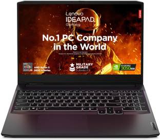 Lenovo IdeaPad Gaming 3 AMD Ryzen 5 Hexa Core AMD R5-5600H - (16 GB/512 GB SSD/Windows 11 Home/4 GB Graphics/NVIDIA GeForce RTX 3050) 15ACH6 Gaming Laptop