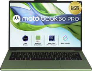 MOTOROLA Motobook 60 Pro Full Metal OLED AI PC Intel Core Ultra 5 225H - (16 GB/1 TB SSD/Windows 11 Home) Motobook 60 14IAH101 Thin and Light Laptop