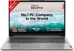 Lenovo IdeaPad Slim 1 AMD Ryzen 5 Hexa Core 5500U - (8 GB/512 GB SSD/Windows 11 Home) 15ACL6 | 15ALC7 2 Thin and Light Laptop