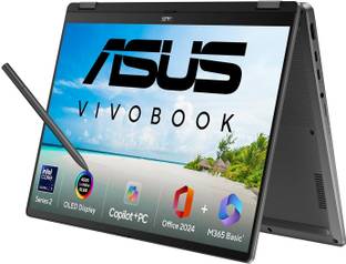 ASUS ASUS Vivobook 14 Flip (2026) with Office 2024 + M365 Basic Intel Core Ultra 7 14th Gen - (16 GB/5...