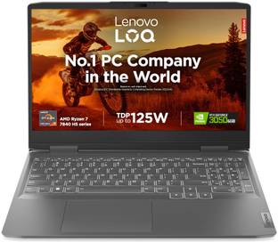Lenovo LOQ AI Powered AMD Ryzen 7 Octa Core 7840HS - (16 GB/512 GB SSD/Windows 11 Home/6 GB Graphics/N...