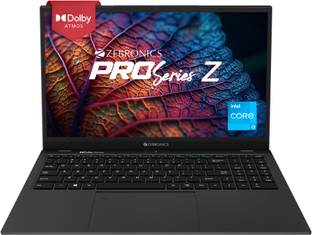 ZEBRONICS Pro Series Z Intel Core i3 12th Gen 1215U - (8 GB/512 GB SSD/Windows 11 Home) ZEB-NBC 3S Thi...