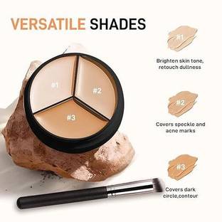 bAIRSTOW Tri-color Face Conceal Correct Cream Contour Makeup Palette Concealer