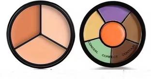 NIGRIFIX Tricolor Concealer Natural Pro Concealer Palette-Corrector Concealer