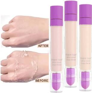 tanvi27 Foundation Cream Moisturizing Waterproof Cover Acne Dark Circle set Concealer
