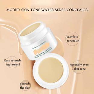 MYEONG Pot Concealer, Lightweight Formula Color Correcting Concealer Ivory Concealer