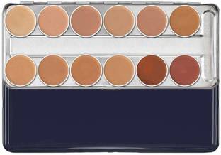 MR. HUDA Long Lasting Concealer Foundation Palette for All Skin Types 12 in 1 Palette Of Concealer