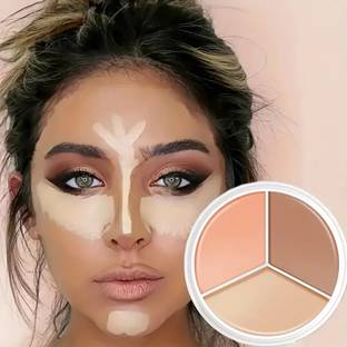 tanvi27 Triple Shade Concealer, Full Coverage Moisturizing, Easy Application Concealer