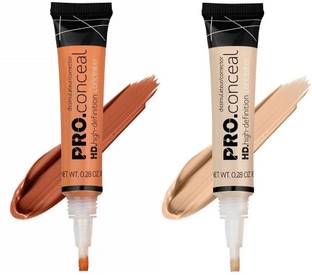 Essensity Beauty PRO HD Conceal Me Correct Liquid Concealer for Girl Pack of 2 Concealer
