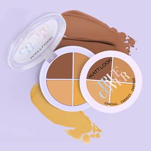 MATTLOOK True Cover Conceal Correct Contour Palette Ultra-Smooth Longlasting Texture Concealer