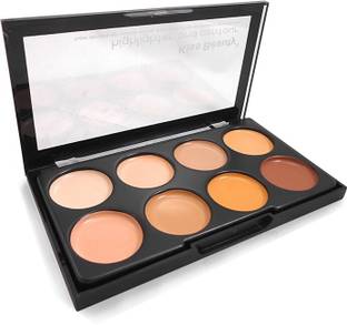 Kiss Beauty KISS BEAUTY 3IN1 PROFESSINAL MAKE UP KIT FREE Liner & Rubber Band-MTST Concealer