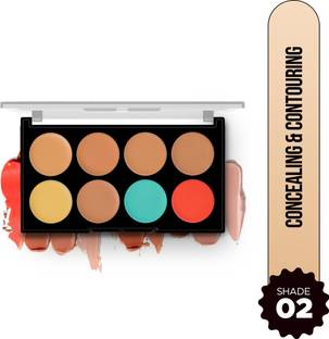 Hilary Rhoda Concealing & Contouring | 8 Shades Palette Colour Corrects with High Coverage Concealer