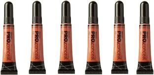 Makeup Fever Pro Conceal High-Definition Concealer pack of 6 Concealer