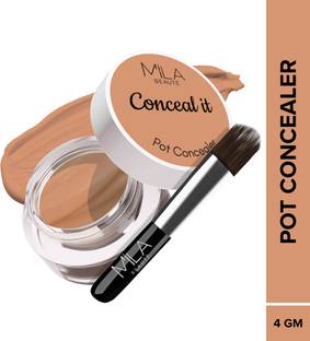 MILA BEAUTÉ Conceal It Pot Concealer With SPF 15 & Vitamin-E Light Weight Full Coverage Concealer