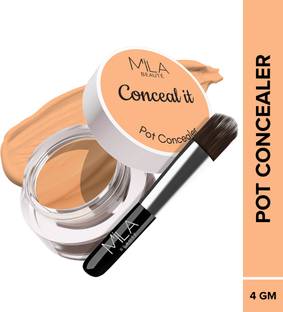 MILA BEAUTÉ Conceal It Pot Concealer With SPF 15 & Vitamin-E Light Weight Full Coverage Concealer