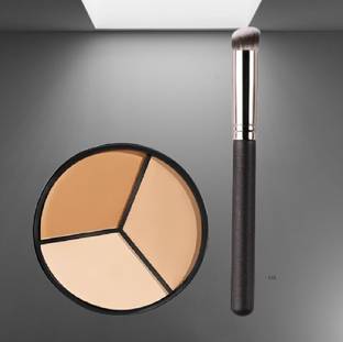 Morbee Concealer Contour Palette Brush,3 In 1 Color Correcting Highlight ConcealerC15 Concealer